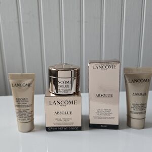 Lancome 3pcs Absolue Soft Cream + Oleo Serum Travel Set